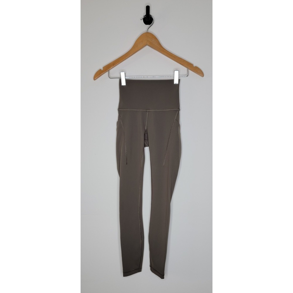 Lululemon Wunder Train High-Rise With Pockets Green Women's Size 0